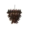 Pakabinamas apšvietimas Home ESPRIT Ruda Sidabras Stiklas Plienas 25 W 80 x 80 x 80 cm