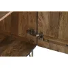 Устройство Home ESPRIT Чёрный Позолоченный Металл Древесина манго 81 x 45 x 75 cm