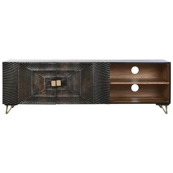 TV-kalusteet Home ESPRIT Musta 160 x 40 x 50 cm