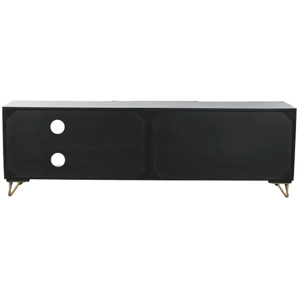 TV furniture Home ESPRIT Black 160 x 40 x 50 cm