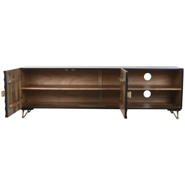 ТВ шкаф Home ESPRIT Чёрный 160 x 40 x 50 cm