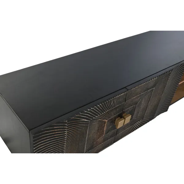 TV mēbeles Home ESPRIT Melns 160 x 40 x 50 cm