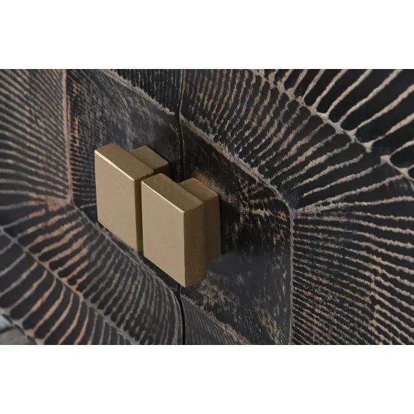 TV furniture Home ESPRIT Black 160 x 40 x 50 cm