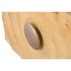 Ночной столик Home ESPRIT Позолоченный Натуральный 50 x 40 x 50 cm