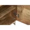 Ночной столик Home ESPRIT Позолоченный Натуральный 50 x 40 x 50 cm