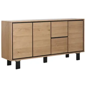 Bufete Home ESPRIT Metāls Koks MDF 160 x 38 x 80 cm