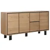 Indauja Home ESPRIT Metalinis Medžio MDF 160 x 38 x 80 cm