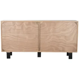 Bufete Home ESPRIT Metāls Koks MDF 160 x 38 x 80 cm