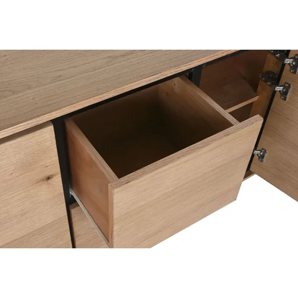 Bufete Home ESPRIT Metāls Koks MDF 160 x 38 x 80 cm