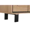 Sivupöytä Home ESPRIT Metalli Puu MDF 160 x 38 x 80 cm