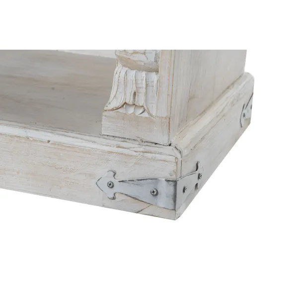 Plaukti Home ESPRIT Balts Mango koks Koks MDF 180 x 40 x 200 cm