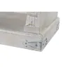 Plaukti Home ESPRIT Balts Mango koks Koks MDF 180 x 40 x 200 cm