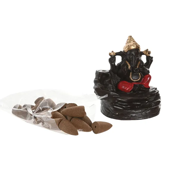 Eterinių aliejų degiklis Home ESPRIT Keramikinis Mandala Indas 13 x 8 x 12,5 cm Smilkalai (6 vnt.)