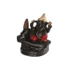 Eterinių aliejų degiklis Home ESPRIT Keramikinis Mandala Indas 13 x 8 x 12,5 cm Smilkalai (6 vnt.)