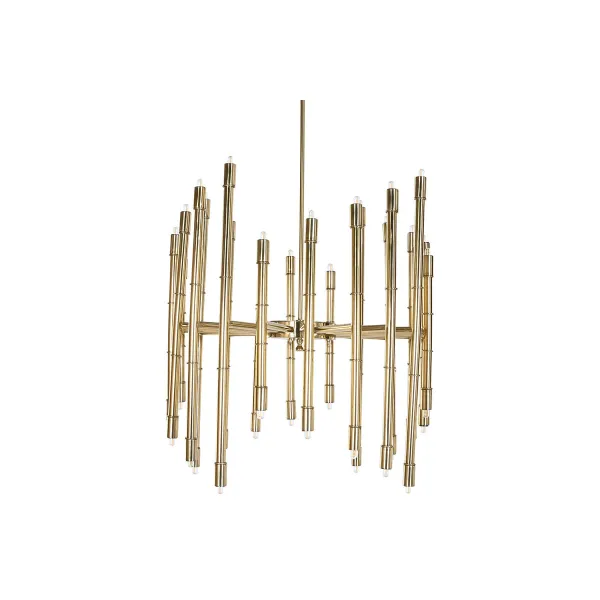 griestu gaismas Home ESPRIT Bronza Metāls Tērauds 74 x 74 x 138 cm