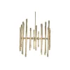 Потолочный светильник Home ESPRIT Позолоченный Металл Сталь 74 x 74 x 138 cm