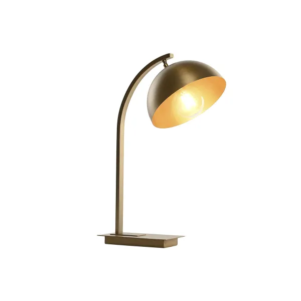 Pöytälamppu Home ESPRIT Kullattu 50 W 220 V