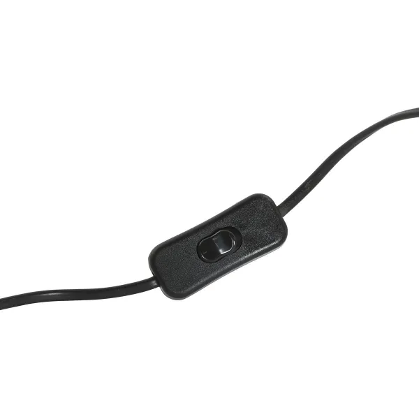 Stalinė lempa Home ESPRIT Juoda Pilka 50 W 220 V