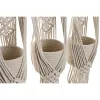 Подставка под цветочный горшок Home ESPRIT Хлопок Деревянный город 46 x 2 x 93 cm