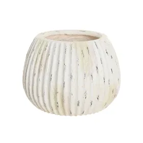 Vāze Home ESPRIT Balts Magnijs 36 x 36 x 26 cm