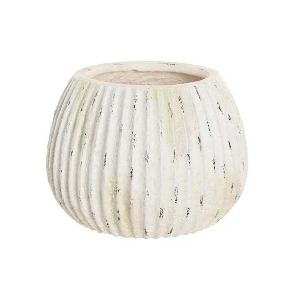 Vaza Home ESPRIT Balta Magnis 36 x 36 x 26 cm