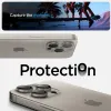 Spigen Optik Pro GLAS.TR EZ Fit Camera Protector 2-Pack - Lens protection glass for iPhone 17 Pro / 17 Pro Max / iPhone 15 Pro /