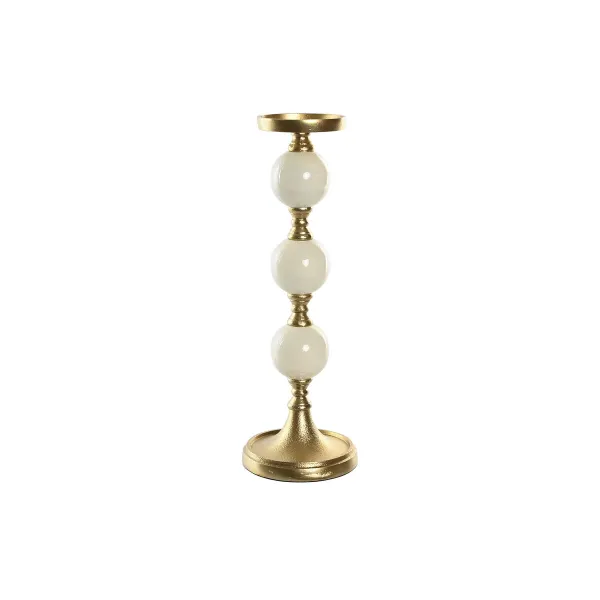 lustras Home ESPRIT Balts Bronza Alumīnijs Moderns 15 x 15 x 43.5 cm