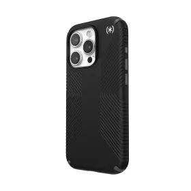 Speck Presidio2 Grip Magsafe - iPhone 15 Pro Case (Black / Slate Gray / White)