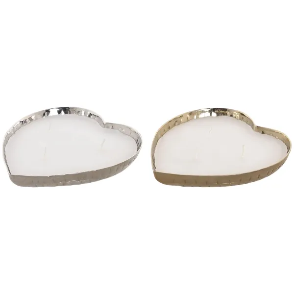 Aromātiska svece Home ESPRIT Moderns Sirds 320 g (2 gb.)
