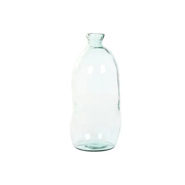 Vaza Home ESPRIT Skaidrus Perdirbtas stiklas 34 x 34 x 73 cm