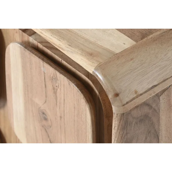 Nightstand Home ESPRIT Natural 40 x 40 x 50 cm