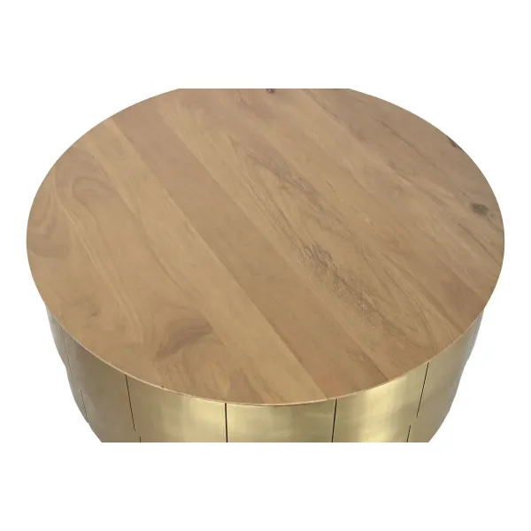 Diivanilaud Home ESPRIT Kuldne 90 x 90 x 45 cm