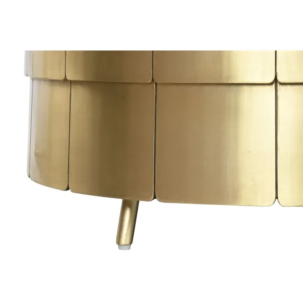 Diivanilaud Home ESPRIT Kuldne 90 x 90 x 45 cm