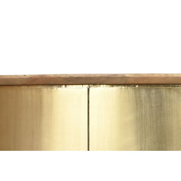Centrinis stalas Home ESPRIT Auksinis 90 x 90 x 45 cm