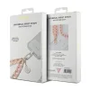 Guess Universal Big Hand Strap Acrylic 4G Charm - Universal phone strap (Pink)