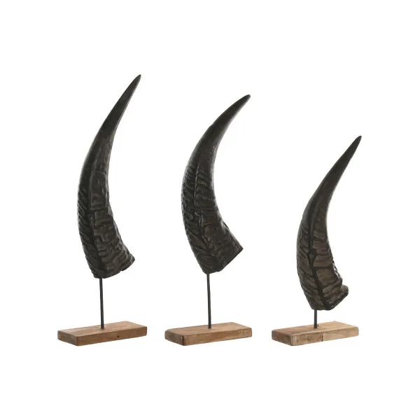 Dekoratyvinė figūrėlė Home ESPRIT Juoda Natūralus 20 x 11 x 65 cm