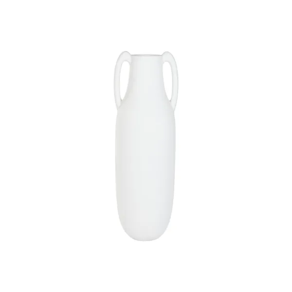 Vāze Home ESPRIT Balts Šķiedra 39 x 39 x 120 cm
