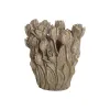 Vase Home ESPRIT Grey Cement Tulip 29 x 27 x 32 cm