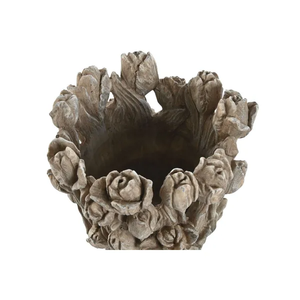 Maljakko Home ESPRIT Harmaa Sementti Tulppaani 29 x 27 x 32 cm
