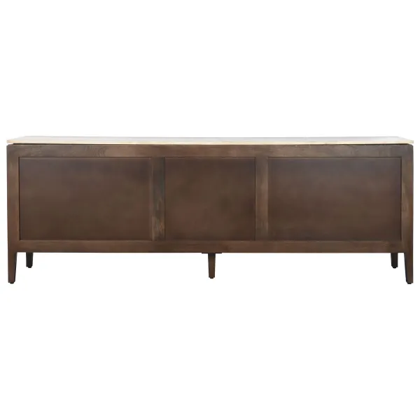 Bufete Home ESPRIT Marmors Mango koks 200 x 40 x 70 cm
