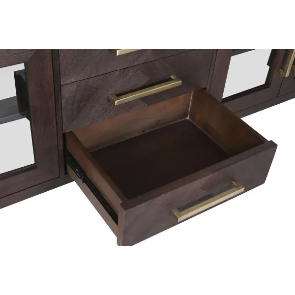 Устройство Home ESPRIT Мрамор Древесина манго 200 x 40 x 70 cm