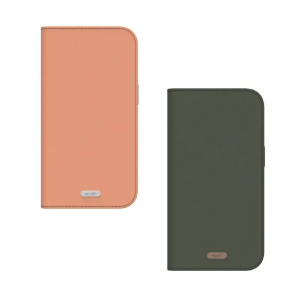 Moshi Overture MagSafe - Leather 3-in-1 Flip Case iPhone 17 Pro Max (Misty Coral)