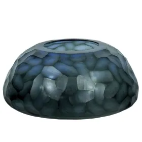 Vāze Home ESPRIT Zils Stikls Moderns 33 x 33 x 14 cm