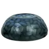 Vaza Home ESPRIT Mėlyna Stiklas Šiuolaikiškas 33 x 33 x 14 cm