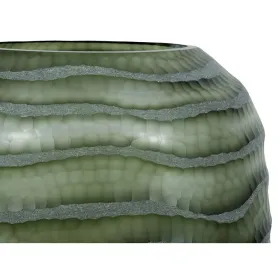 Vāze Home ESPRIT Zaļš Stikls Moderns 27 x 27 x 33 cm