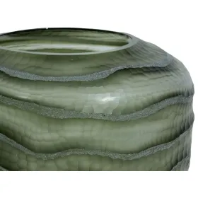 Vāze Home ESPRIT Zaļš Stikls Moderns 20 x 20 x 18 cm