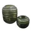 Vase Home ESPRIT Green Crystal Modern 20 x 20 x 18 cm