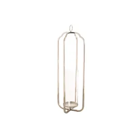 Candleholder Home ESPRIT Silver Crystal Steel 21 x 21 x 62 cm