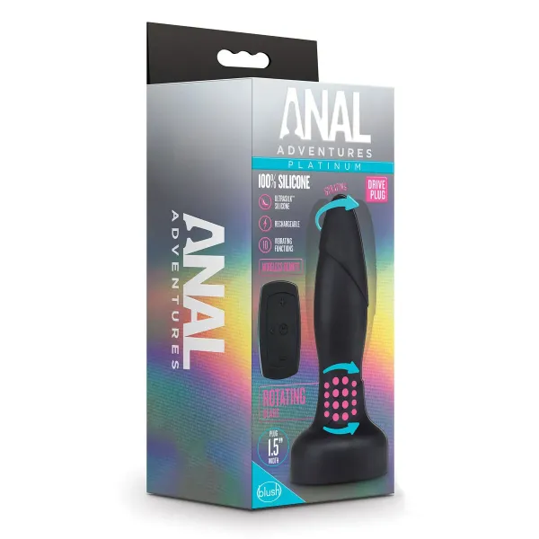 Anal plug Blush ADVENTURES PLATINUM Black