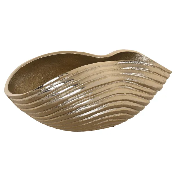 Декор для центра стола Home ESPRIT Позолоченный Алюминий 30 x 16 x 14 cm